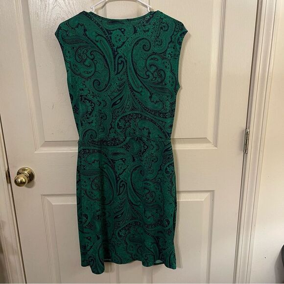 Michael Kors Emerald Green Wrap Mini Dress - Picture 7 of 7